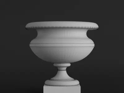 Classic vase set 1 3D model