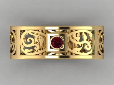 flora ring sport 3D print model