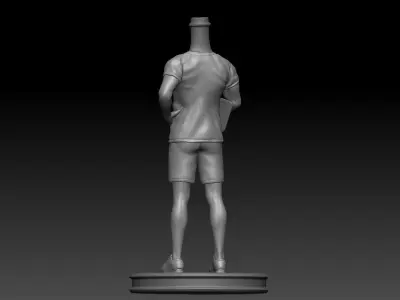 3D Printable Fitness Coach Bubble Head 3D print model