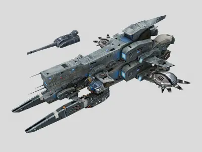 Almighty-Battleship 008 3D model