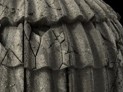 Roof Tile Materials 52- Concrete Roofing by Sbsar generator Texture