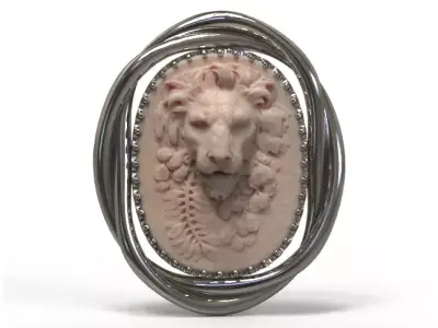 Cameo frame 3D print model