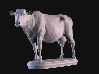 Cow Statue 3D print model