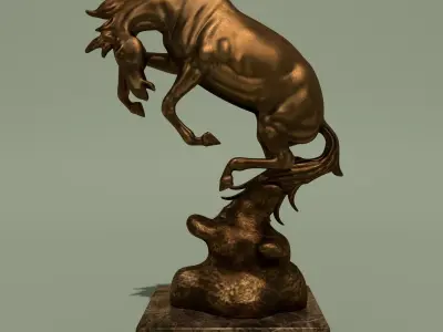 Horse Statuettes Collection volume 3 3D model