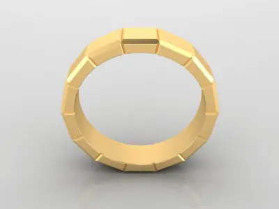 Ring M21 The luxury female wedding ring 3D print model