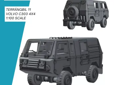 Terrangbil 11 Volvo C303 3D print model