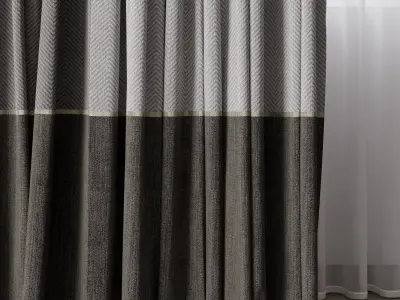 hadi curtain 37 3D model