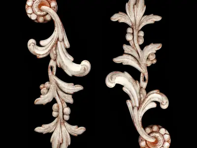 Classic carved 047 3D model