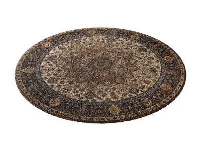 Round carpet 31 3D model