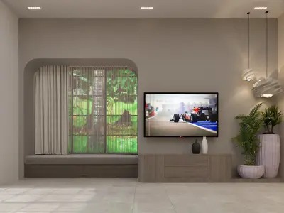 Bedroom Boho Bedroom Design 3D model