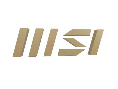 MSI Logo v2 001 Free low-poly 3D model