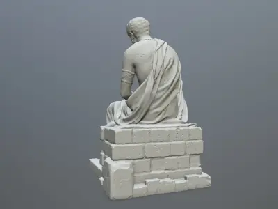 Man Statue 3D print model