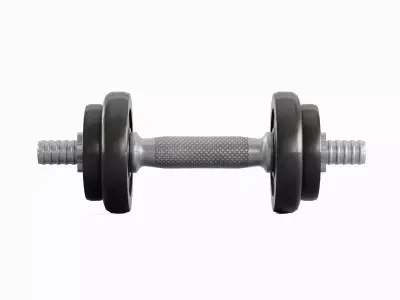 Metal Dumbbell Set Low-poly 3D model