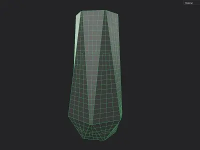 Vase 01  Low-poly 3D model