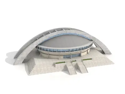sports complex 3D model