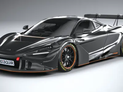 McLaren 720S GT3X 2021 3D model