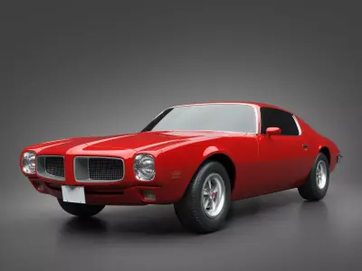 1970 Pontiac Firebird 3D model