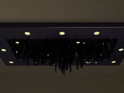 ceiling luster lights decoration  3D model