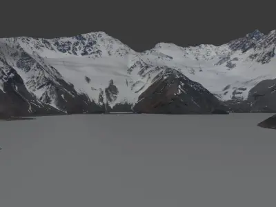 Icy Lagoon Free 3D model