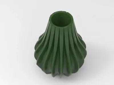 Mun Vase Low-poly 3D model