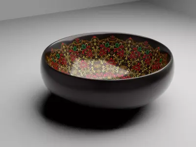 Bowl for interior Free 3D model