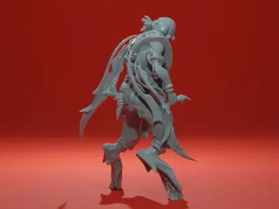 Faun The Fawn - Rogue Sci-fi Satyr Assassin Free 3D print model