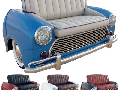 Car seat  3D model shop