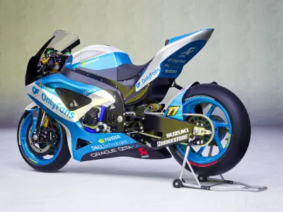 GSXR750 Suzuki Racing Team 3D model