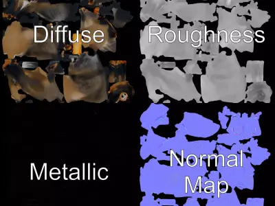 Wild Boar Detailed model pack Low-poly 3D model