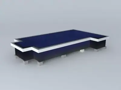 Pool 120 cu.m Free 3D model