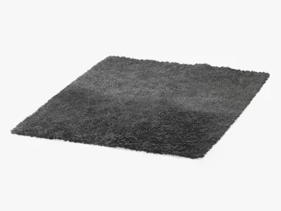 Mayson Black Rug 3D model