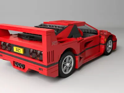 Lego Creator Ferrari F40 3D model