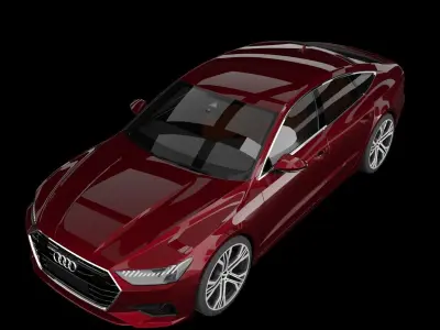 Realistic Audi A7 3d model 3D model