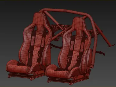 RECARO Sportster CS Nurburgring Limited Edition 3D model