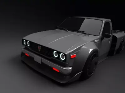 Toyota Hillux WideBody Concept 3D model