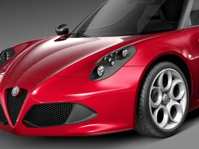 Alfa Romeo 4c 2014 3D model