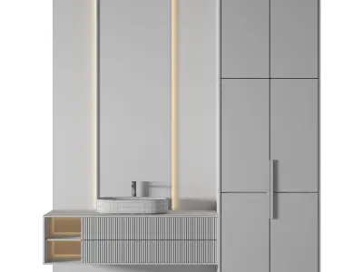 Luxury Bathroom 167 3D model