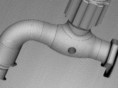 Chocolate Mold Faucet 3D print model