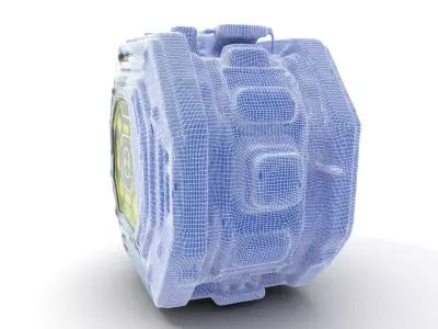 Futuristic SciFi Device Model Pack Low-poly 3D model