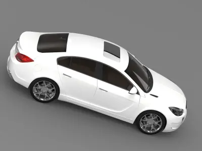 Buick Regal GS 2011-2013 3D model