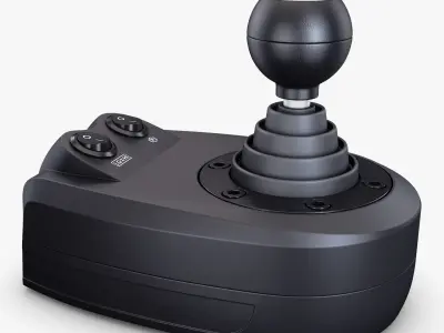 Simulator Gear Shifter M 1 3D model