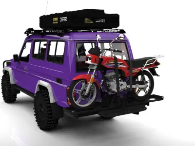 TOYOTA LAND CRUISER WAGON 79  Low-poly 3D model