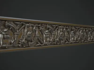 Classical moulding 3D print model