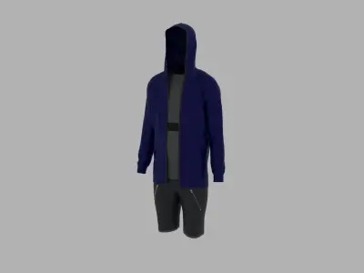 Sport Suit Low-poly 3D model 56