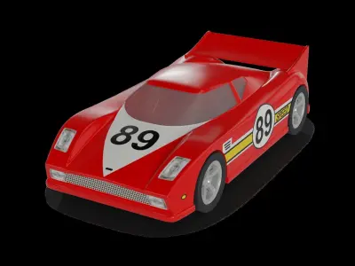 Cars and action games Toy Car 3D model