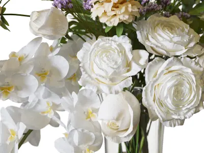 Flower Set 085 3D model