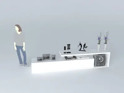 rack tv Free 3D model