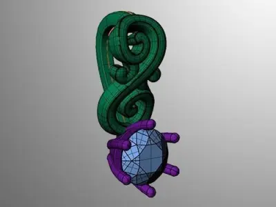 Pendant 53 3D print model