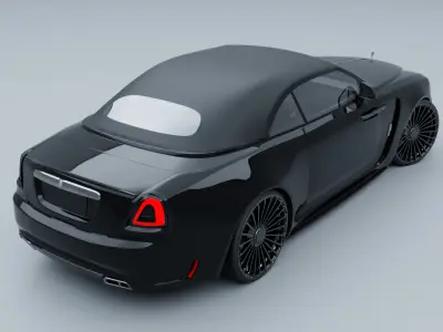 Rolls-Royce-Dawn-novitec-cabrio-2020 with interior 3D model