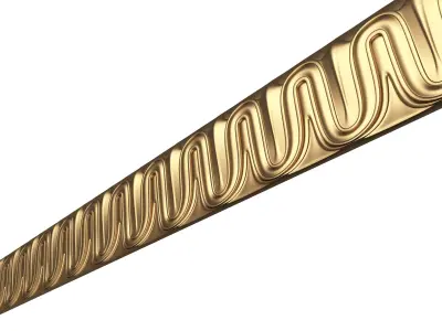 Ornament Element Molding 09 Low-poly 3D model